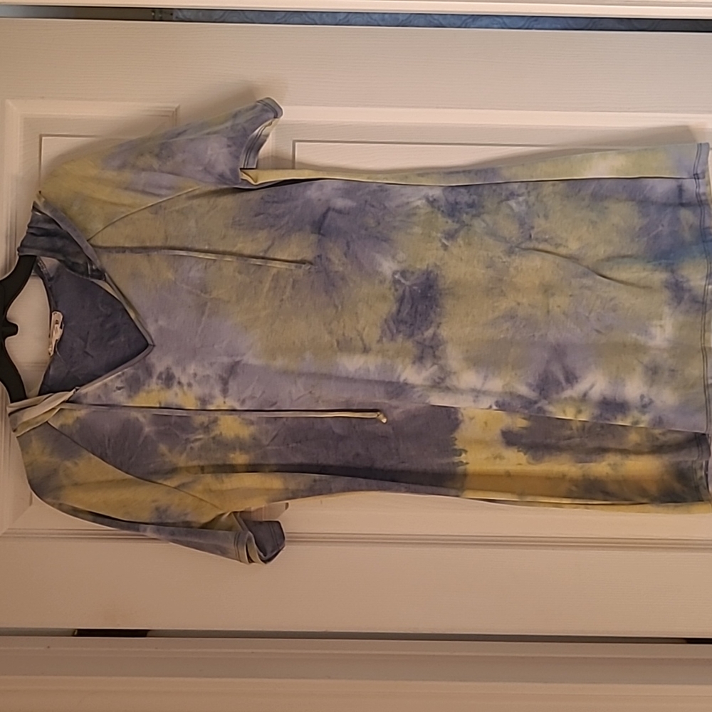 Tie Dye Dress with hoodie